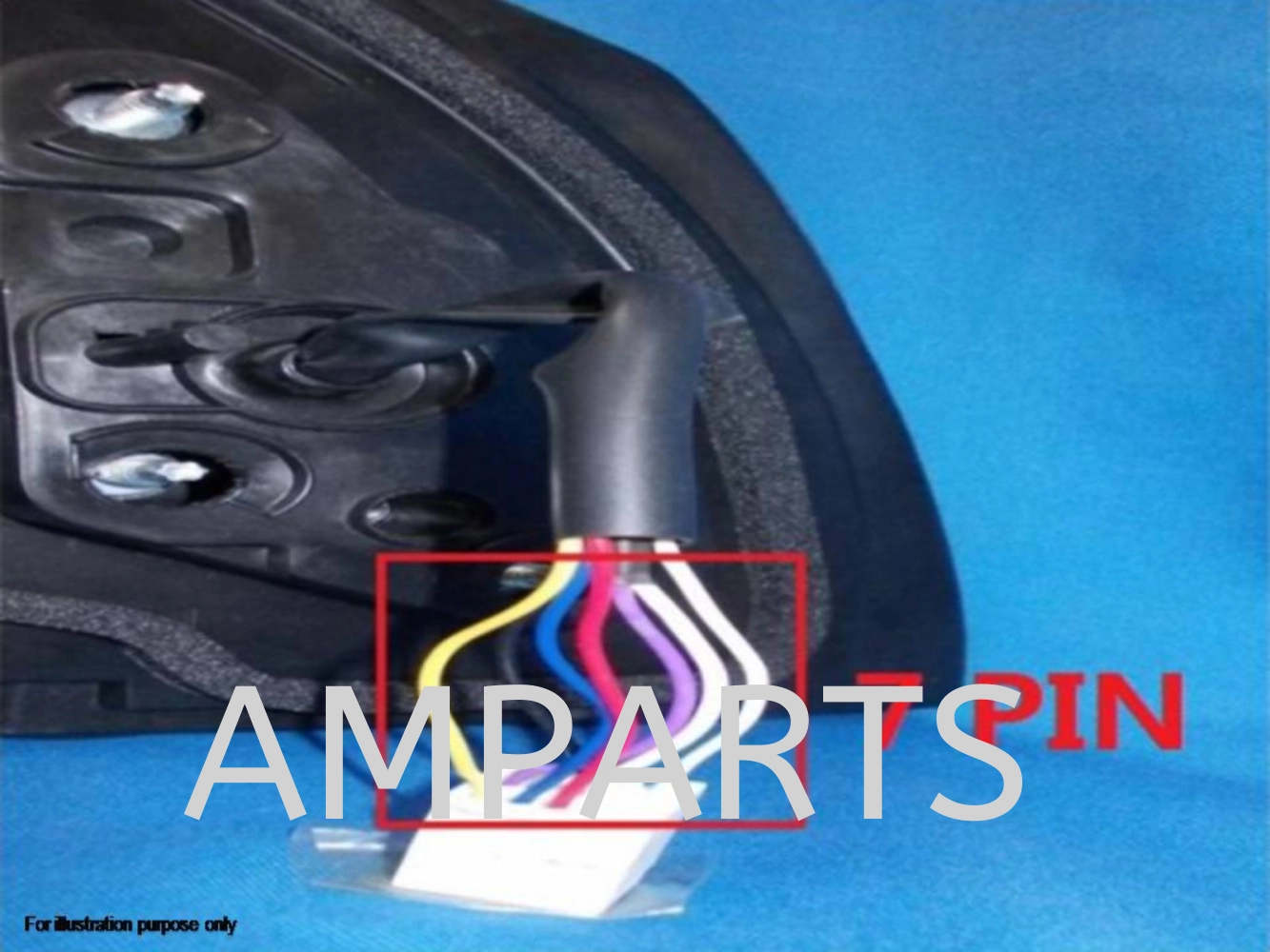 Perodua Viva 2007 Door Mirror (Auto) 7 Pin